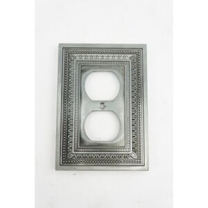 GC Vintage Amertac Decorative Outlet Cover Plate Montage Antique Metal Finish